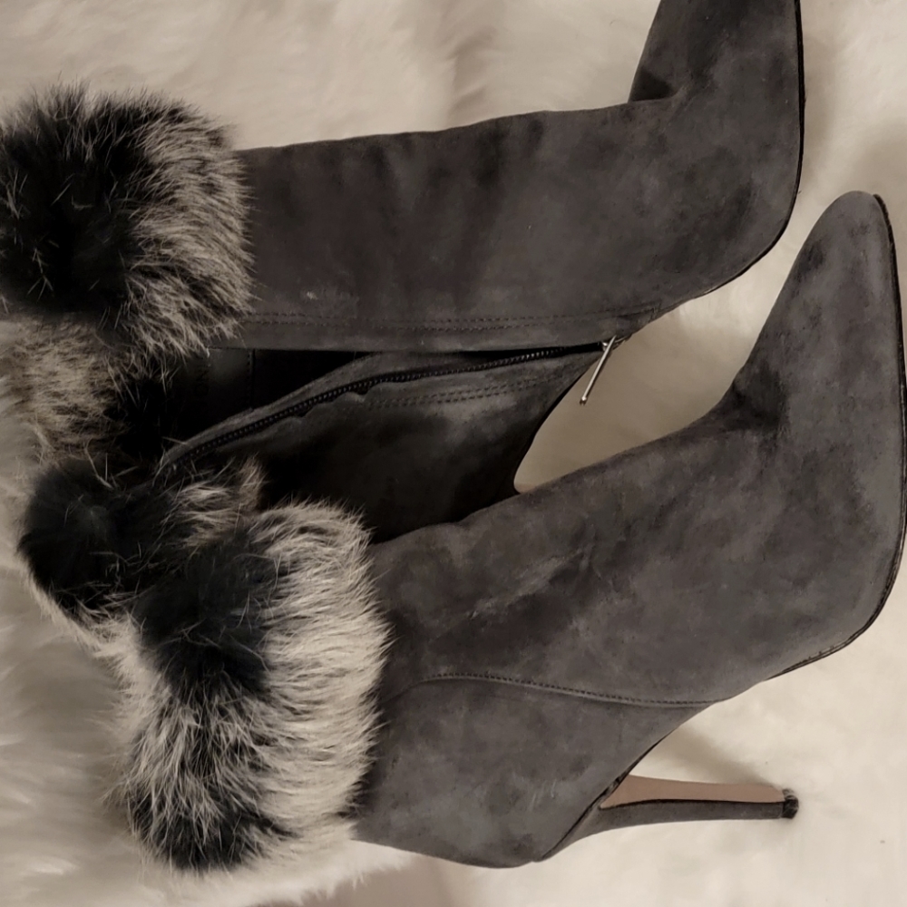 Antonio Melani gray ankle booties - Picture 2 of 5